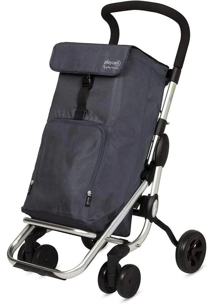Carrello per la spesa Playmarket, colore grigio, taglia Immagine del prodotto 