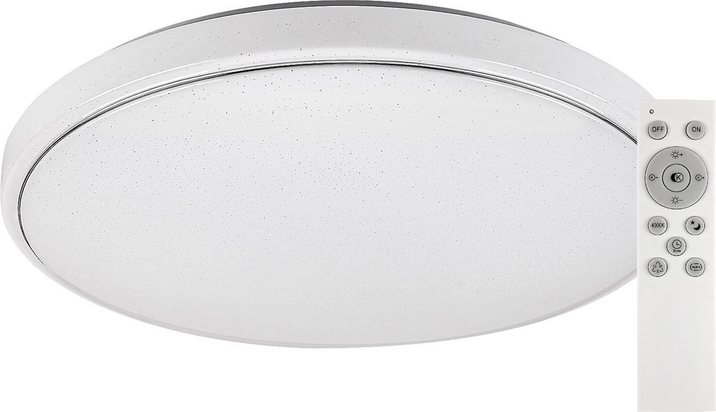 Rabalux Plafonnier LED blanc Bruce 590mm 40W RGB+CCT avec Image du produit 