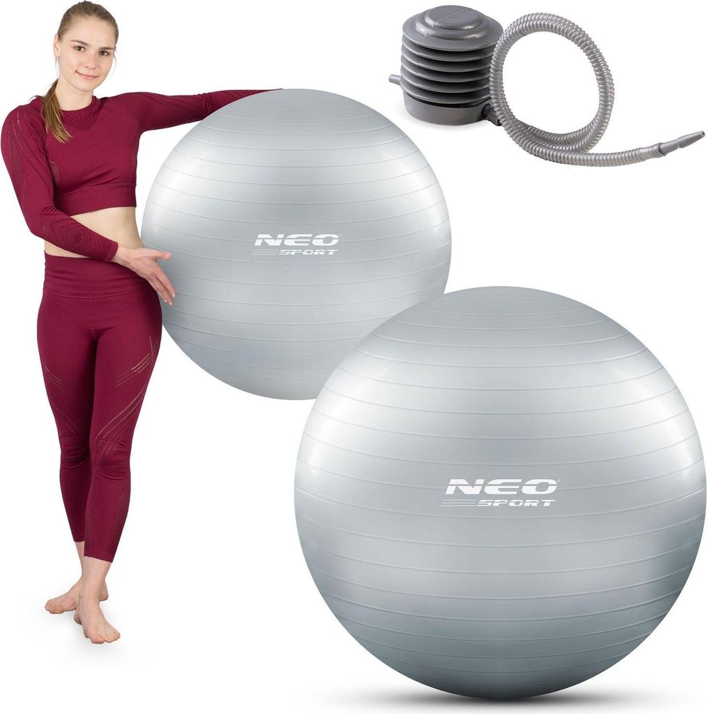 Trainingsball 75 cm NS-952 Silber