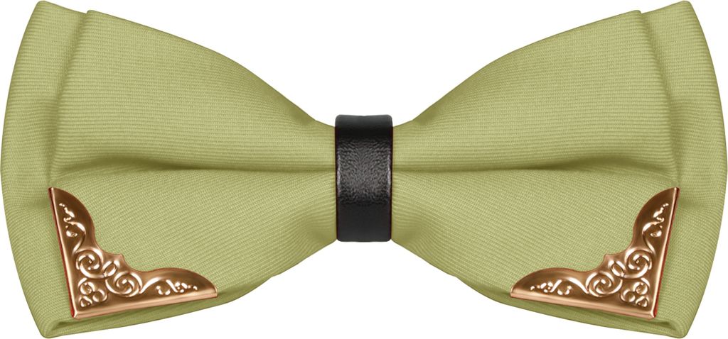 Fliege Herren Metall Ecken Hochzeit Konfirmation Anzug Smoking Schlips Schleife Baumwolle blassgrün