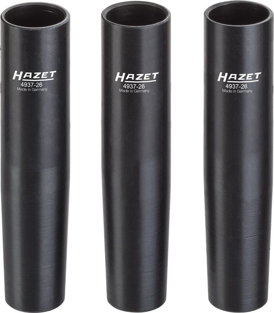 Hazet Nkw Zentrierhülsen Satz 4937-26/3, 1/2 (12,5 mm) Vierkant hohl, 3-tlg.