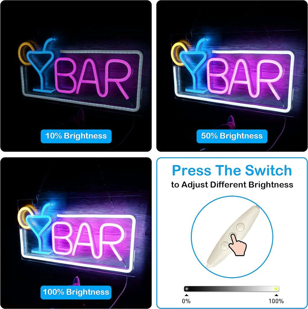 Verwunderlich Led Neon Schild Ebenbildnull