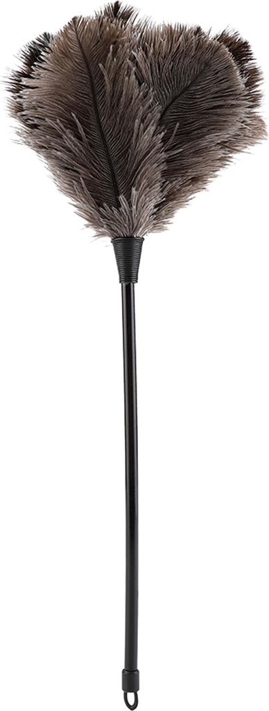 Mini Handmade Washable Reusable Ostrich Feather Duster for Books Keyboard Office Home