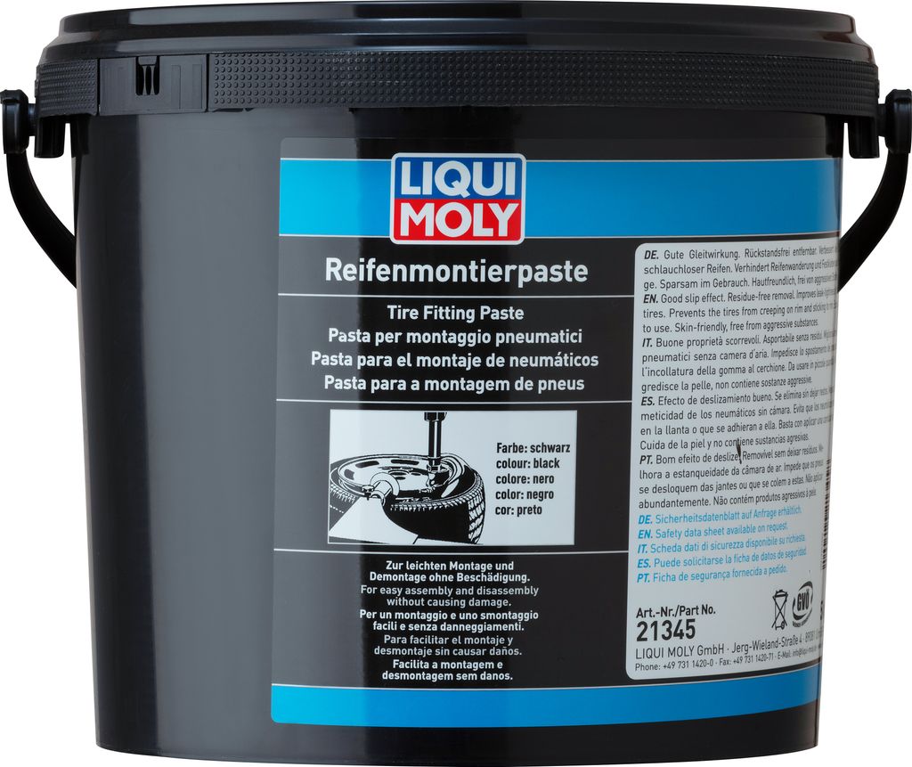 Liqui Moly Reifenmontierpaste schwarz 5 kg Produktbild 
