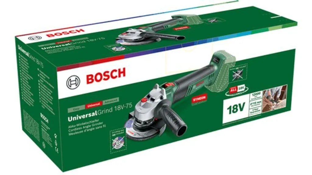 Bosch UniversalGrind 18V-75 Meuleuse d'angle sans fil 18V 06033E5000 - 6
