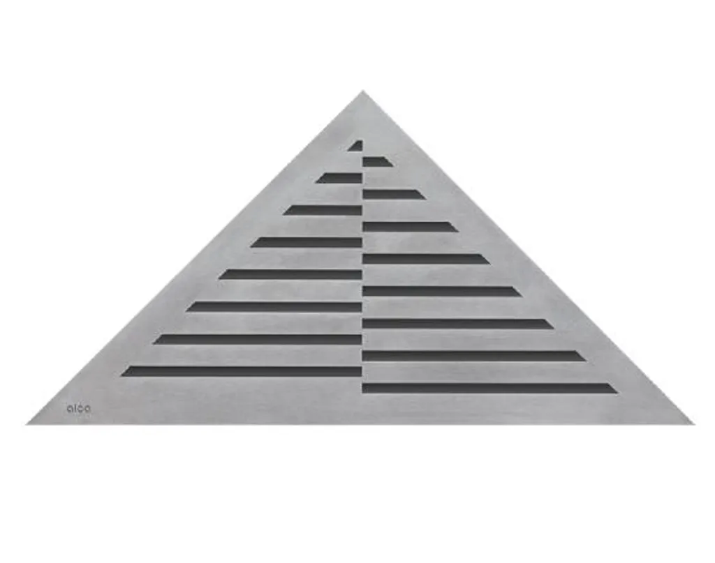 Griglie Alcadrain - Griglie per vaschette angolari a pavimento, tappetino in acciaio inox TIME