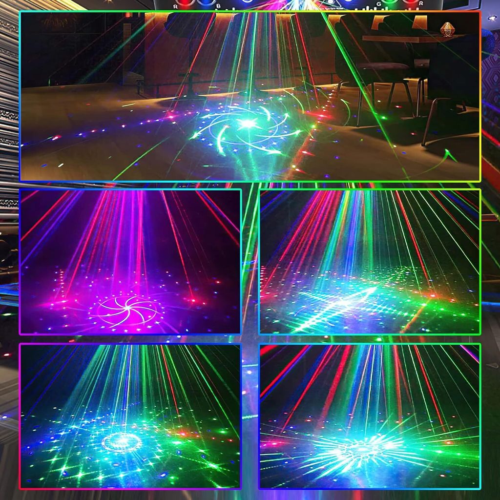 Discolicht, Partylicht, LED-RGB-Licht, DJ-Projektor