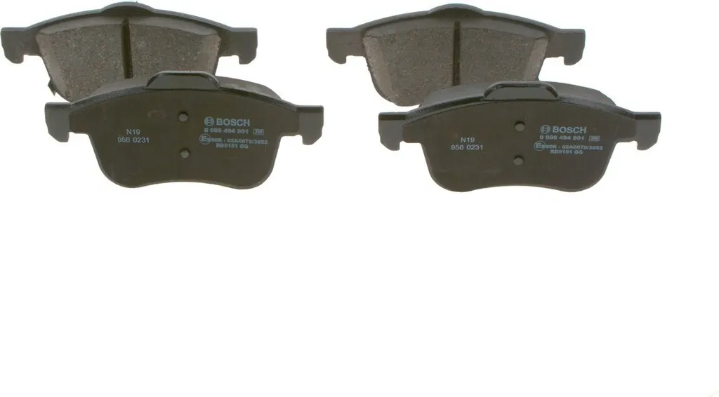 Supprimer les Sifflements : Plaquettes Bosch 0986494801 pour Fiat 500L OE