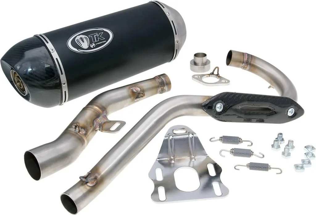 Ligne d'échappement TurboKit Oval H2 homologuée pour Rieju Marathon 125