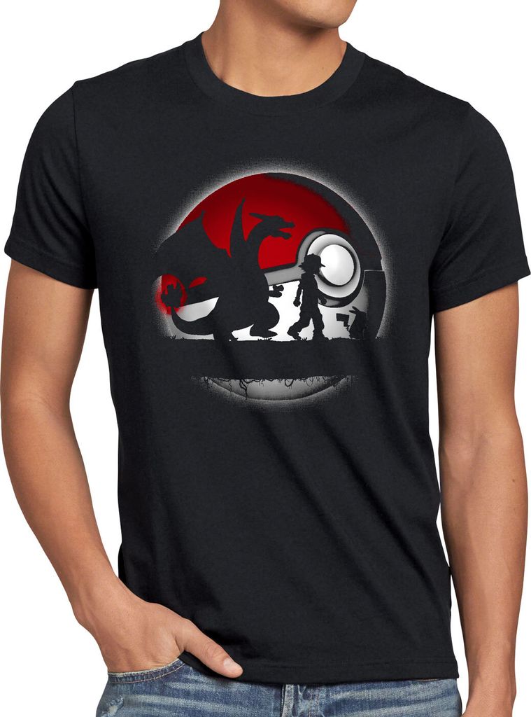 BaumwolleCloud Perfect Catch Herren T-Shirt monster spiel online