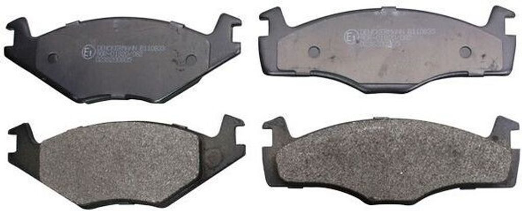 DENCKERMANN Bremsbeläge Satz Vorne Bremsklötze für VW GOLF II (19E, 1G1) GOLF I Cabriolet (155) Polo Coupe (86C, 80) GOLF I (17) SCIROCCO (53B)
