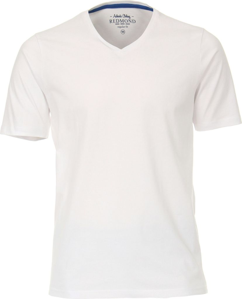 REDMOND Casual Herren T-Shirt V-Ausschnitt Regular-Fit Produktbild 