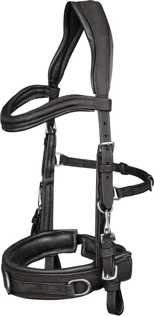 Waldhausen Lederkappzaum Anatomic, Größe:WB, Farbe:schwarz Produktbild