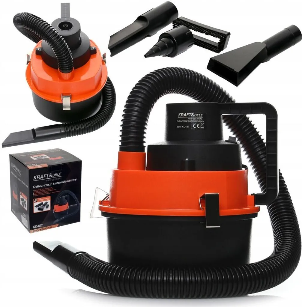 Kraft&Dele KD487 Aspirapolvere per Auto 12V - Offerta Speciale Online