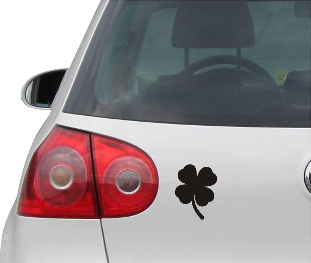 Aufkleber / Autoaufkleber - JDM - Die cut - Clover Decal Truck Bumper Fenster - Folie Sticker -schwarz - 88mm x116mm