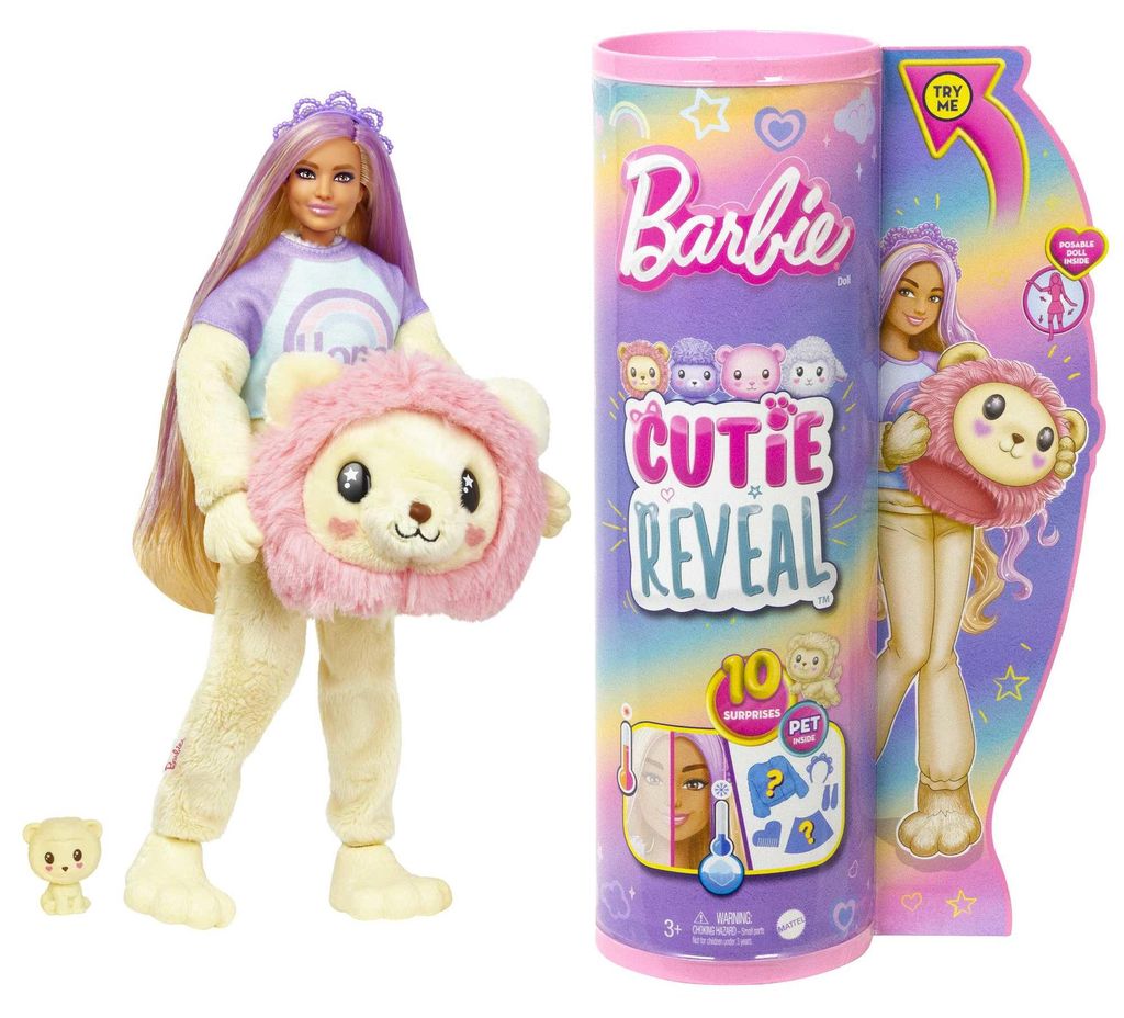 Mattel Barbie Cutie Accogliente Bambola della serie Reveal Immagine del prodotto 