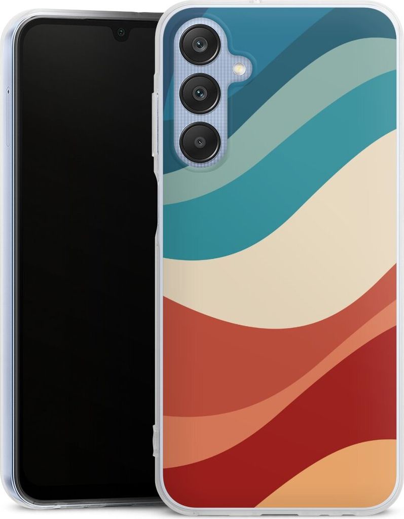DeinDesign Handyhülle für Samsung Galaxy A25 5G Silikon Hülle Case Smartphone Schutzhülle Farbe Farbverlauf Welle