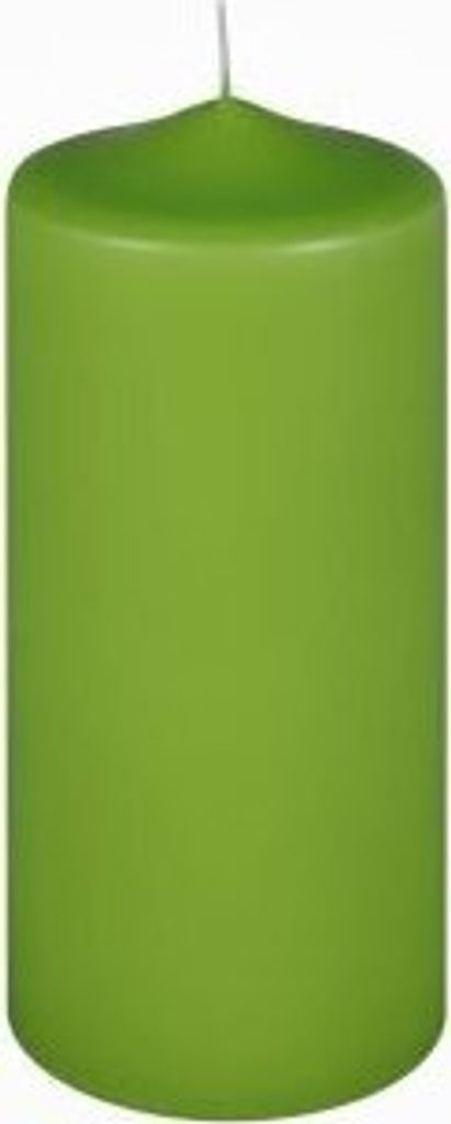 Premium Stumpenkerzen Apfelgrün 150 x 70 mm, 1 Stück Produktbild 