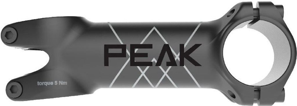 Deda Mud Peak 31.7 Mm Fahrradvorbau Schwarz 50 mm / ±6o Schwarz 50 mm
