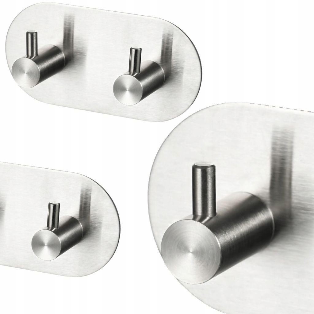 SEPIO Badezimmer Haken Silber, Badaccessoires, Badezimmer Hook, Aufhängehaken, Handtuchhalter Bad