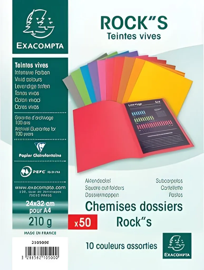 Chemises A4 RAINEX ROCK'S : Ne Perdez Plus Vos Documents Importants