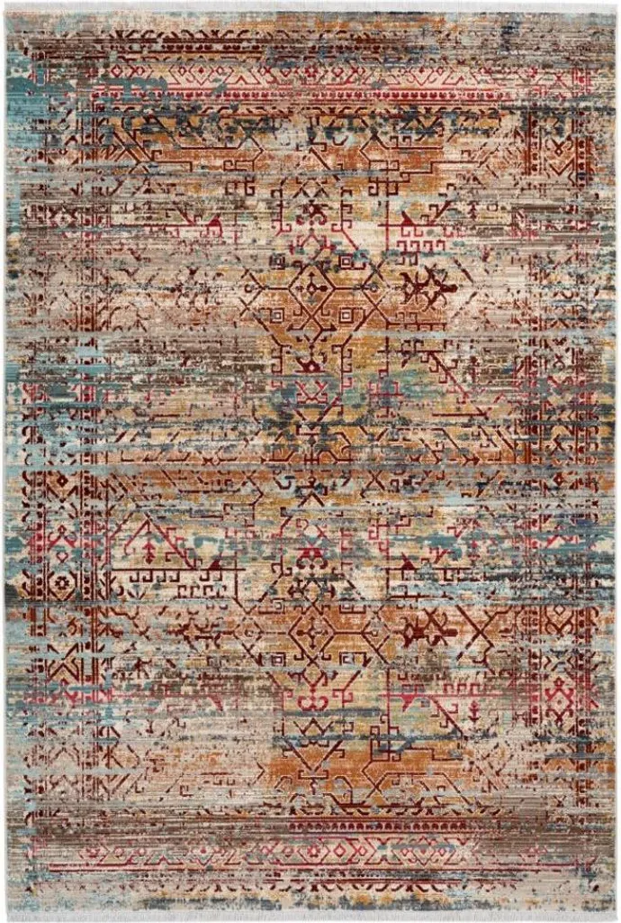 Tapis de chambre ou entrée Inca 356 Multi 60x110 - Ambiance bohème