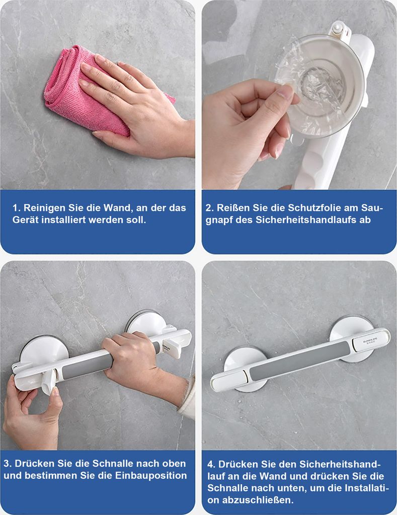 Haltegriff mit Saugnapf