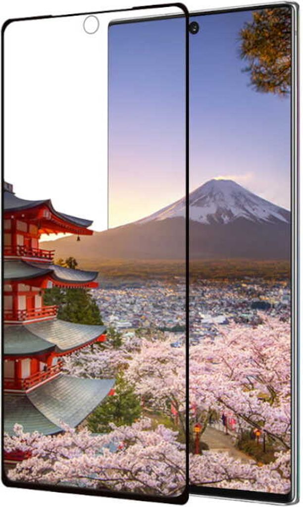 Eiger Displayschutz Glas Eiger 3D Glass Full Screen Samsung Galaxy Note 20, schwarzer Rahmen