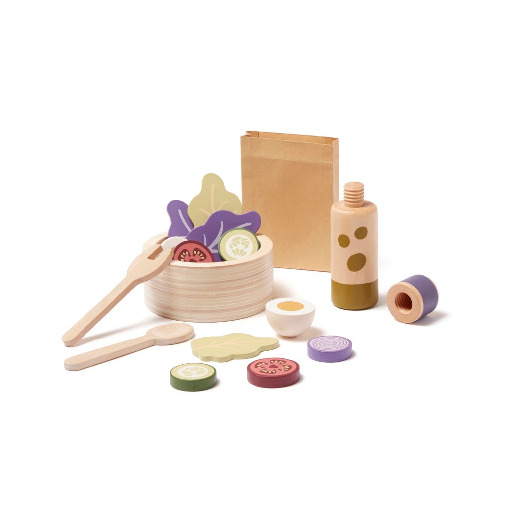 Kids Concept - Salat Set Kid's Hub für Kinder ab 3 Jahren Produktbild 