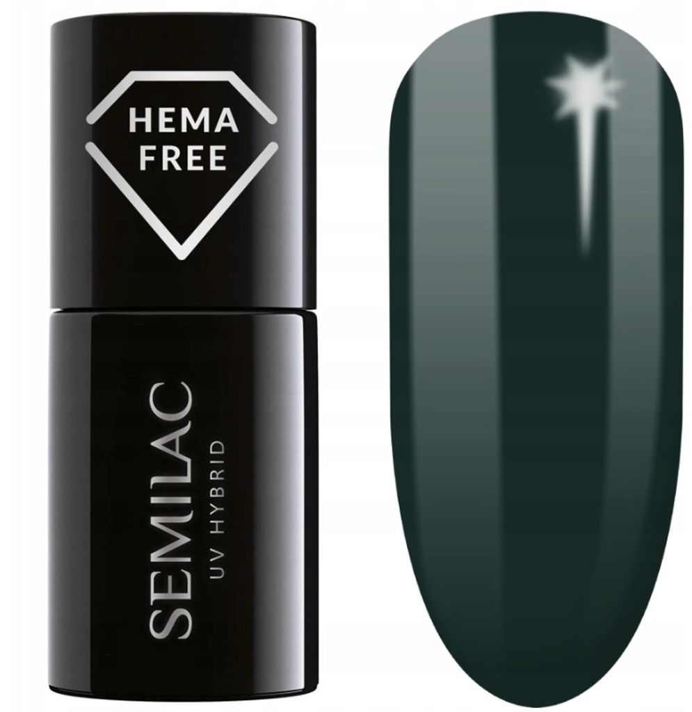 Semilac Uv Nail Polish Hybrid 422 Deep Forest Green 7 ml Zdjęcie produktu 