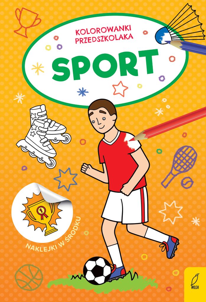 Sport. Malbücher für Vorschulkinder - Kollektivarbeit (Literatur auf Polnisch)