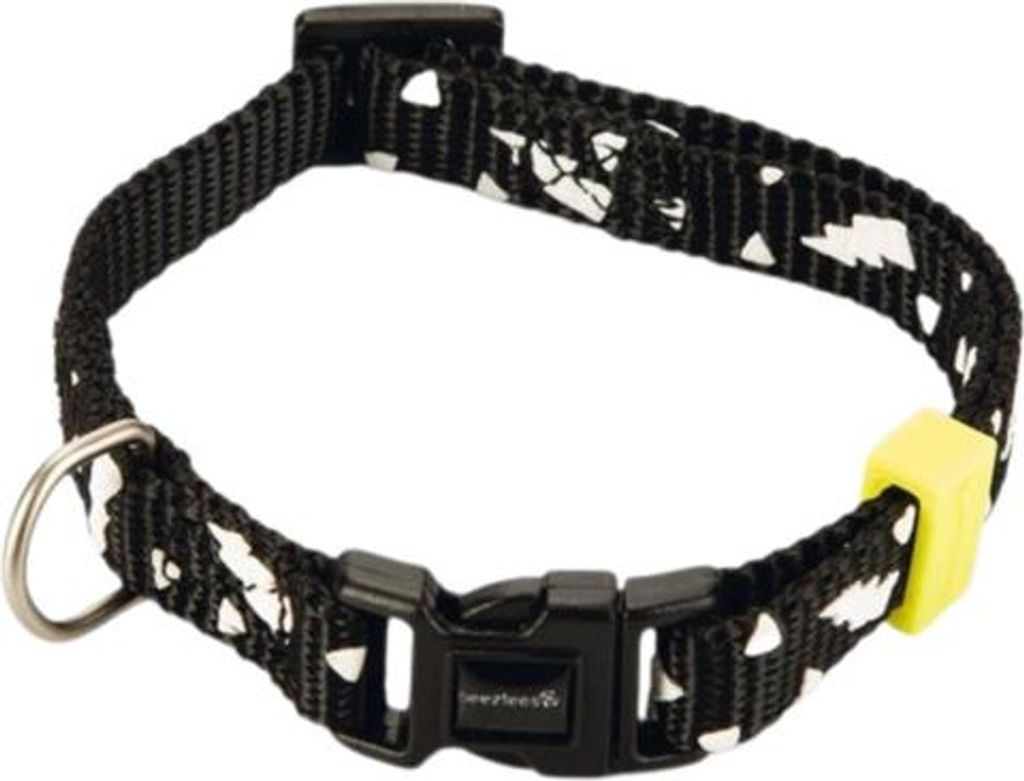 Beeztees Thunder - Hundehalsband - Nylon - Schwarz - 20-30 cm x 10 mm