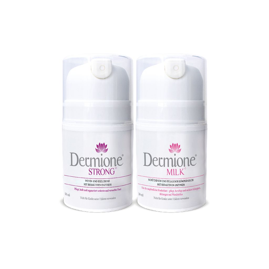 Dermione – UMFASSENDES SCHWANGERSCHAFTSPAKET – PFLEGE FÜR SCHWANGERE FRAUEN AN BESCHWERTEN BEREICHEN (BAUCH, BRUST, GESICHT)