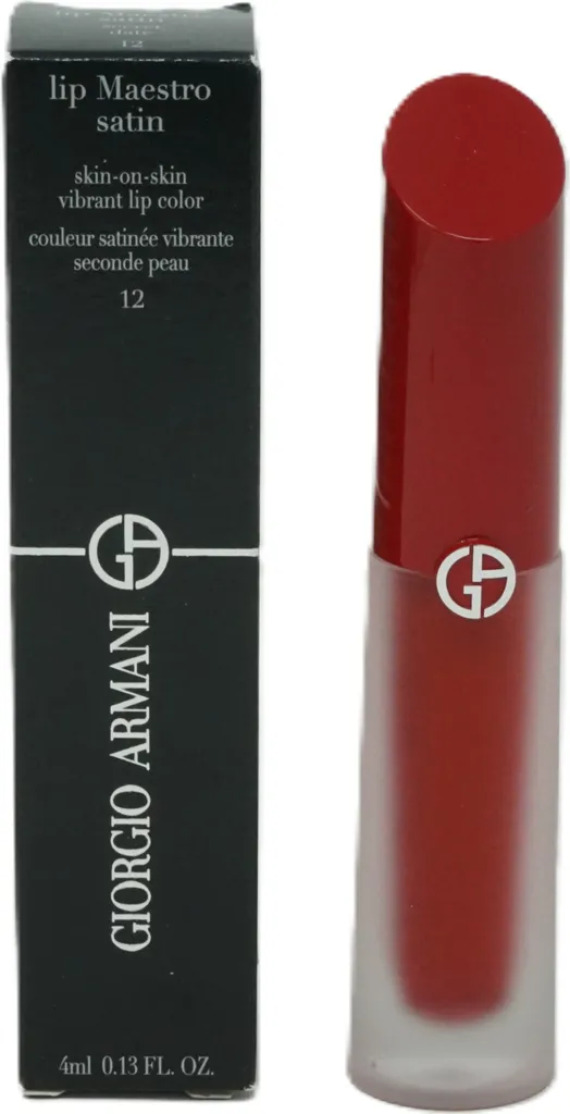 Rouge à Lèvres Liquide Lip Maestro Armani 12 Secret Date fini Satiné