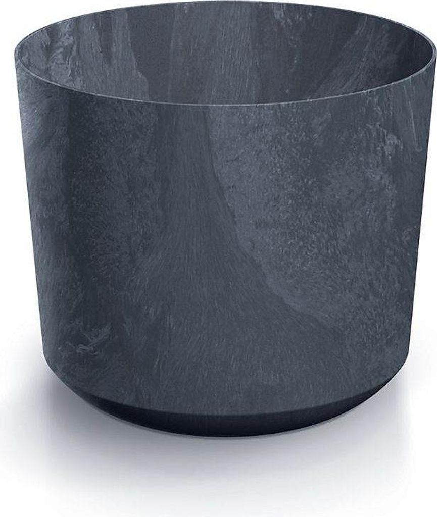 TUBO Beton-Effekt Blumentopf 12,8 cm - Farbe: anthrazit