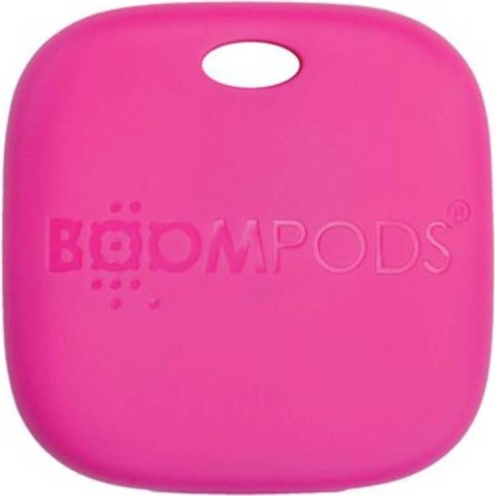 Boompods, Wiederaufladbarer Bluetooth-Tracker Boomtag für Gegenstände, Rosa