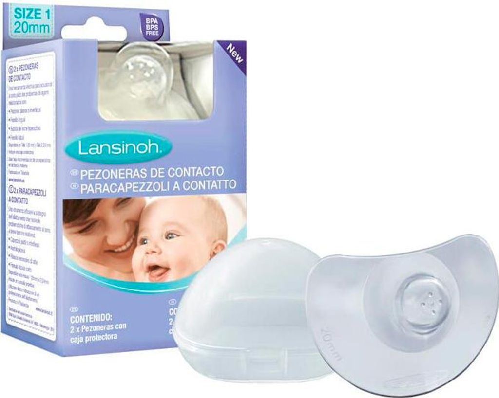 Lansinoh 70193 Contact Nipple Shield 2 PCS Produktbild 