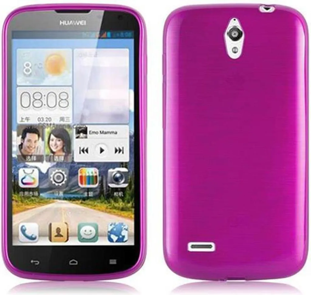 Custodia Huawei G610 Rosa Cadorabo | Cover Silicone Morbida TPU