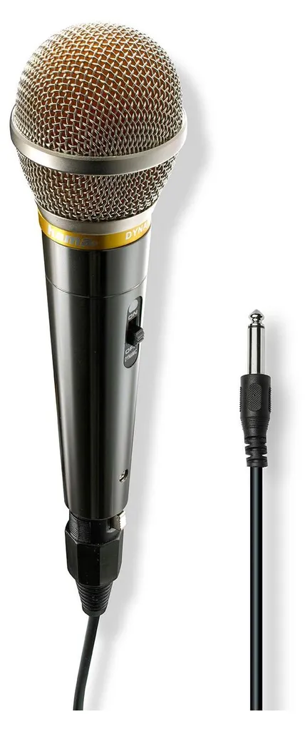 Microphone pour karaoké et animation Vocal Pro Jack 6,35 mm 3m