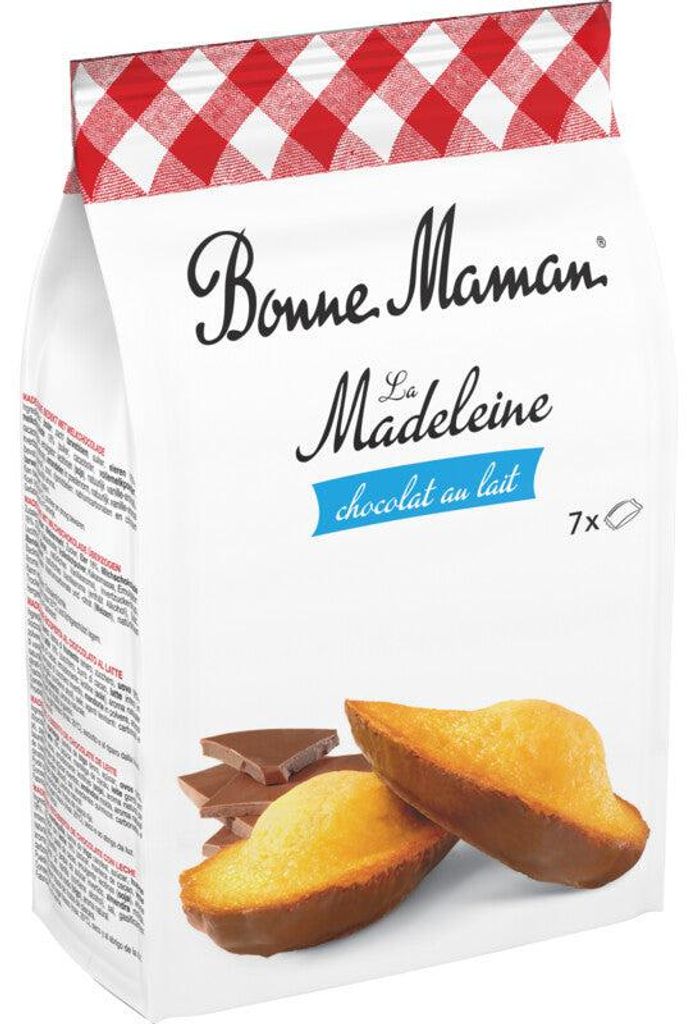Bonne Maman La Madeleine Chocolat au Lait 210g – Madeleine Immagine del prodotto 