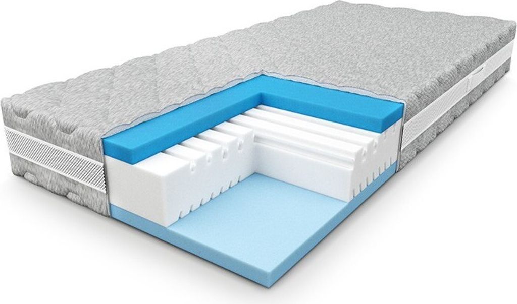 Schaummatratze 180x200 TRIFOAM der Marke MR MATTRESS, mittelhart, Höhe 19 cm