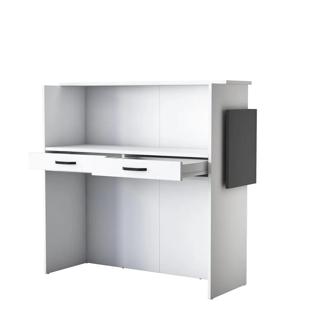 Skye Decor MA102-2929 Table Console de Réception Blanche 110x110x40 cm - 3