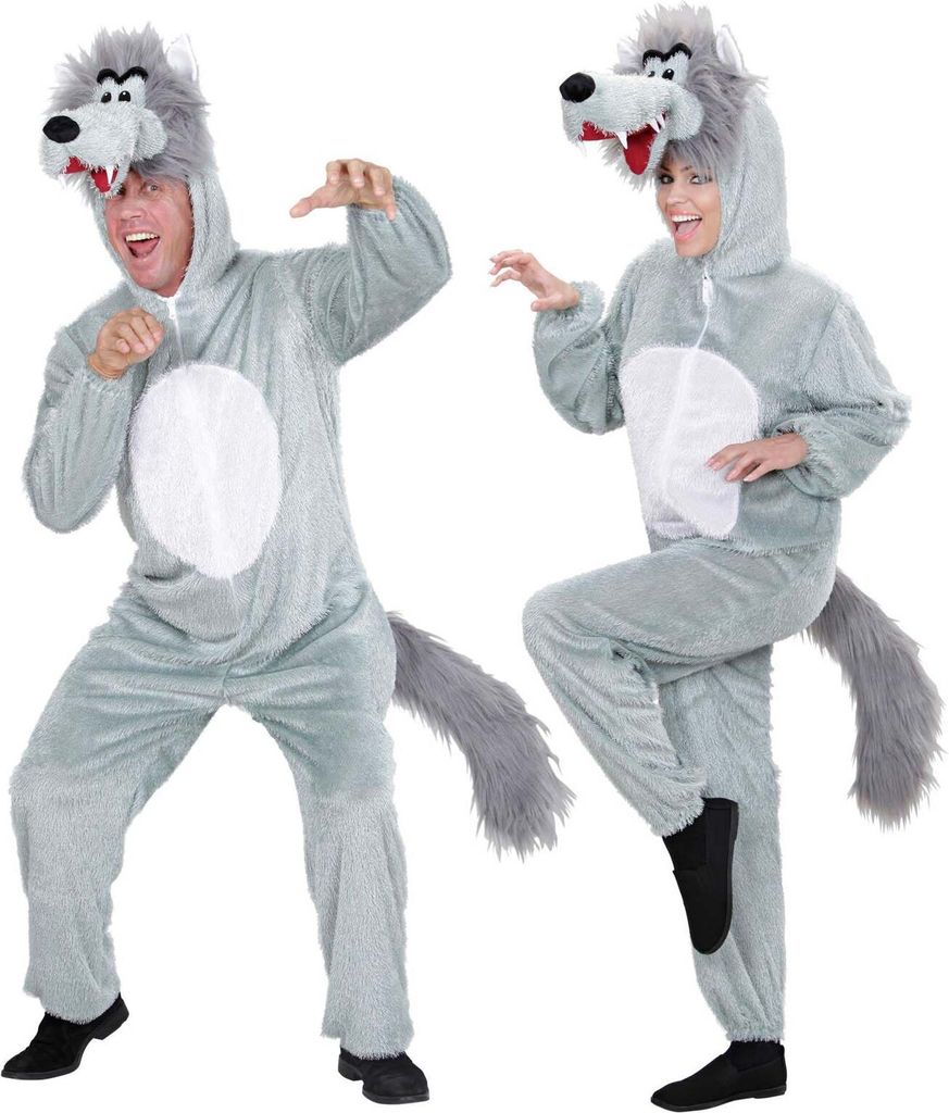 Wolf Plüschkostüm Overall Produktbild 
