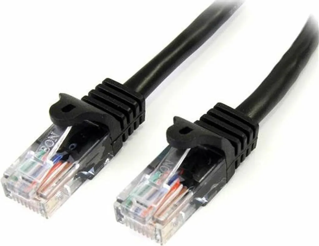 Cavo LAN 3 Metri StarTech Cat6 Nero 45PAT3MBK - Pronto all'Uso