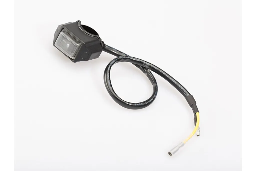 Interrupteur de Guidon 22mm Étanche - Commande ON/OFF avec Câblage 12V
