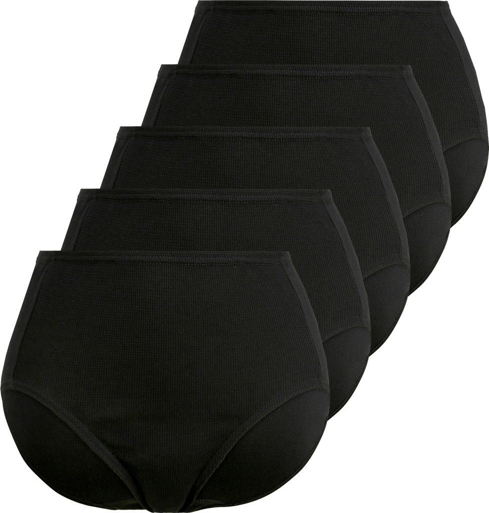 PETITE FLEUR Taillenslip 5 -teilig schwarz Größe 58