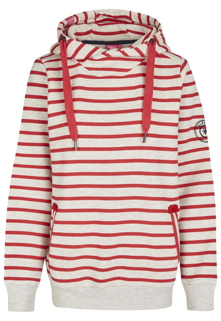 salzhaut Damen Hoodie CUNA Hoodie Ringel XS