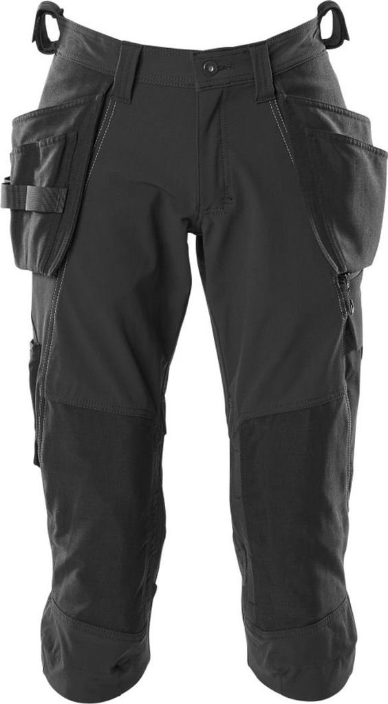 Mascot MASCOT ACCELERATE Dreiviertel-Hose mit CORDURA-Knie- und Hängetaschen, Vier-Wege-Stretchstoff, geringes Gewicht Gr. 45schwarz