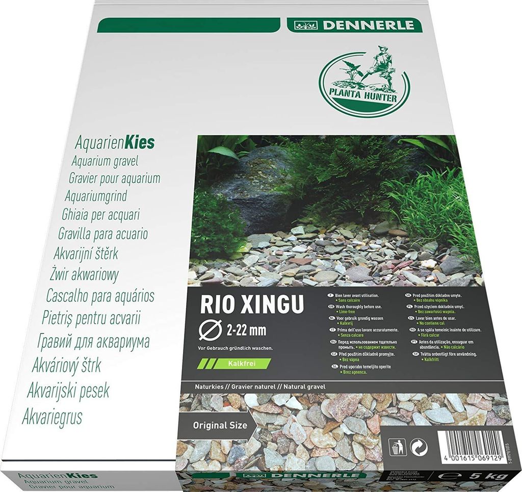 Dennerle 5 kg Naturkies Plantahunter Rio Xingu 2-22 mm - Produktbild 