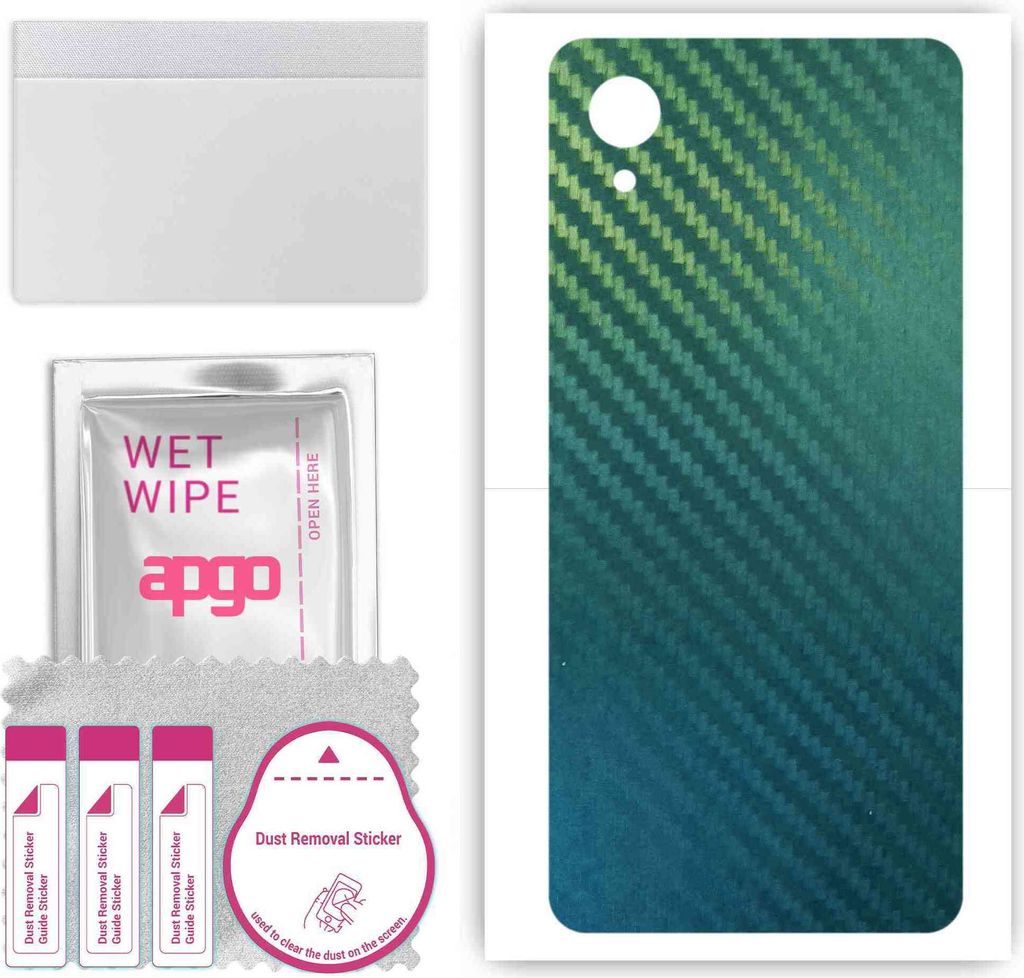 apgo Rückseite Schutzfolie, Skin, kompatibel mit Samsung Galaxy A22 5G SC-56B, Hinten Displayschutzfolie aus Vinylfolie, kratzfest, einfache Monta...